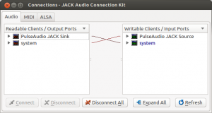 pulseaudio jack sink